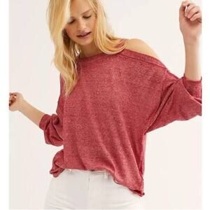 FP‎ We The Free Chill Out Cold Shoulder Top In Fuchsia Pink Size XS ASO TV Boho